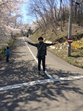 「GAP（ギャップ）のアイテム（マウンテンパーカー）」を使った、nagataさん（メンズ・180cm）の春コーディネート