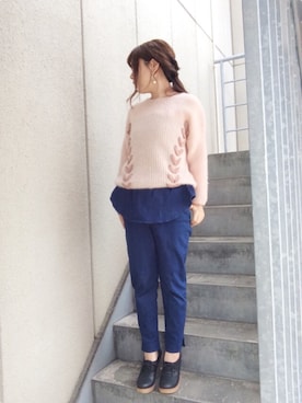 「KIKKA THE DIARY OF（キッカ　ザ　ダイアリー　オブ）のアイテム（オールインワン・サロペット）」を使った、donさん（レディース・151cm）の冬コーディネート