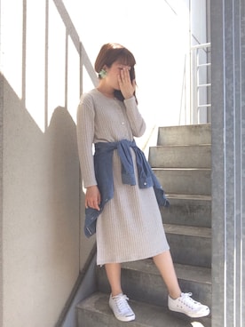 donさん（レディース・151cm）の春コーディネート