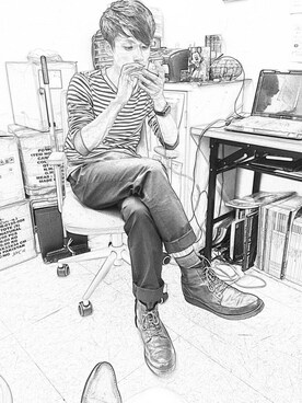 伸さんのコーディネート