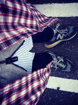 「nonnative（ノンネイティブ）のアイテム（パーカー）」を使った、Eiichi Shiotaさん（メンズ・170cm）の冬コーディネート