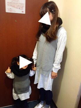 kiiiiさん（キッズ・90cm）の冬コーディネート