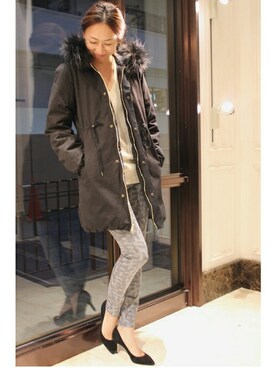 EBIさん（レディース・164cm）の冬コーディネート