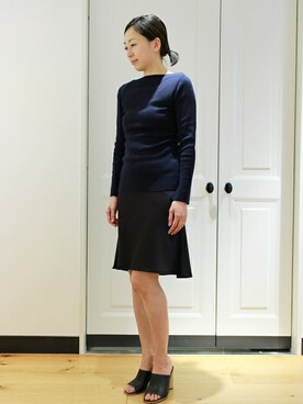 「Paloma Barcelo（パロマバルセロ）のアイテム」を使った、EBIさん（レディース・164cm）の春コーディネート