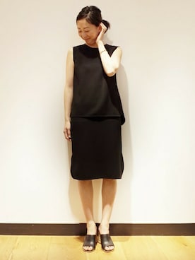 「Paloma Barcelo（パロマバルセロ）のアイテム」を使った、EBIさん（レディース・164cm）の夏コーディネート