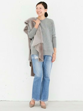 「オトナカジュアル」｜EBIさん（レディース・164cm）の秋コーディネート