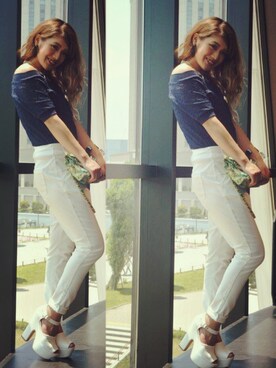 chiakiさん（レディース・157cm）の夏コーディネート