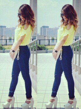 chiakiさん（レディース・157cm）の夏コーディネート