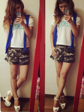 chiakiさん（レディース・157cm）の夏コーディネート