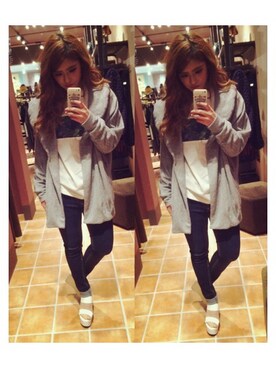 chiakiさん（レディース・157cm）の冬コーディネート