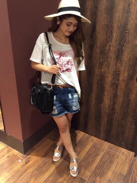 chiakiさん（レディース・157cm）の夏コーディネート
