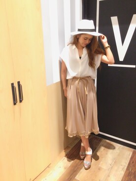 chiakiさん（レディース・157cm）の夏コーディネート