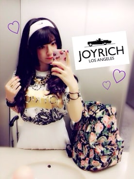 「JOYRICH」｜「アイテム（アナログ腕時計）」を使った、ASAMiさん（レディース・161cm）の夏コーディネート