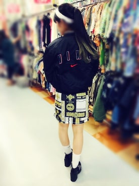 「JOYRICH」｜「アイテム（スタジャン）」を使った、ASAMiさん（レディース・161cm）の夏コーディネート
