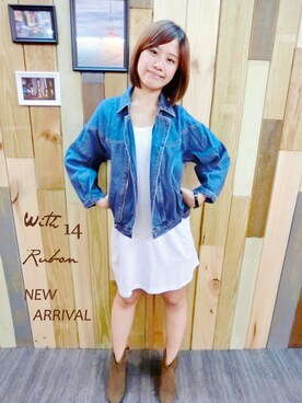 「shorts」｜「アイテム（ワンピース/ドレス）」を使った、RUBONさん（レディース・160cm）の秋コーディネート