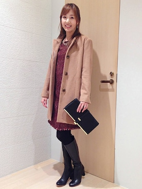 「Soareak（ソアリーク）のアイテム（ジャケット/アウター）」を使った、Soareakさん（レディース・160cm）の秋コーディネート