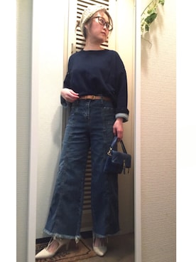 「ILIMA（イリマ）のアイテム（シューズ）」を使った、yukayukaさん（レディース・148cm）の春コーディネート