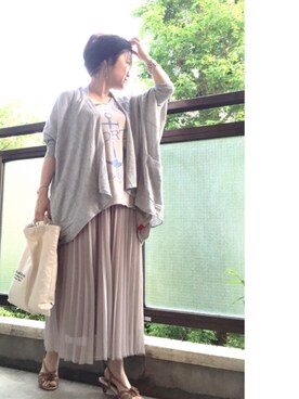 「splendid（スプレンディッド）のアイテム」を使った、yukayukaさん（レディース・148cm）の春コーディネート