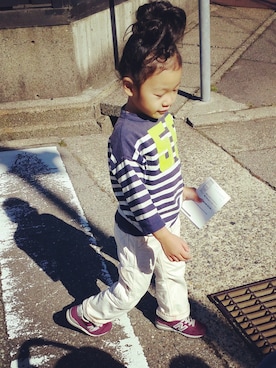 H☺Aさん（キッズ・110cm）の秋コーディネート