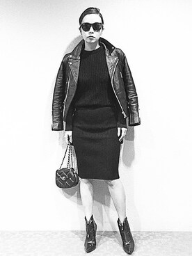 「chanel」｜「アイテム（ブーティ）」を使った、Sorm'86さん（レディース・163cm）の冬コーディネート