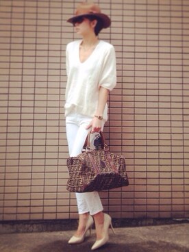 「FENDI」｜Sorm'86さん（レディース・163cm）の冬コーディネート