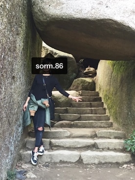 「Jのアイテム」を使った、Sorm'86さん（レディース・163cm）の春コーディネート