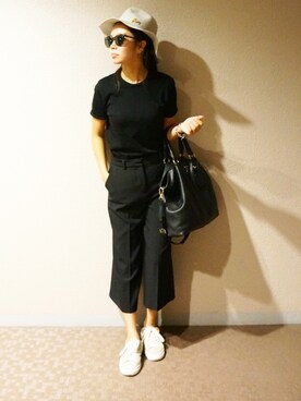 「MIFUNE（ミフネ）のアイテム（帽子）」を使った、Sorm'86さん（レディース・163cm）の夏コーディネート