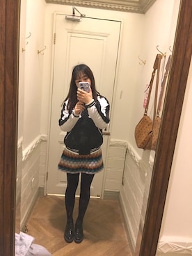 「MOUSSY（マウジー）のアイテム（スタジャン）」を使った、weeyuyingさん（レディース・165cm）の春コーディネート
