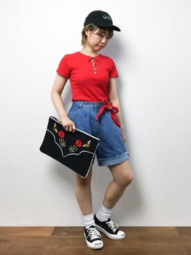 konabeさん（レディース・153cm）の夏コーディネート