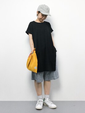 「LOWY（ロヴィ）のアイテム」を使った、konabeさん（レディース・153cm）の夏コーディネート