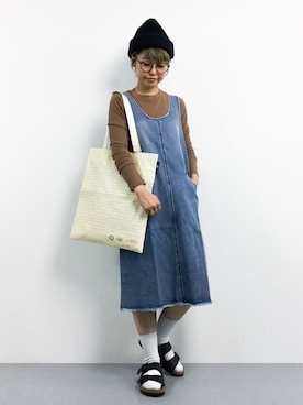 konabeさん（レディース・153cm）の夏コーディネート