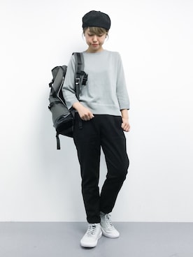 「chapter world（チャプターワールド）のアイテム（バッグ）」を使った、konabeさん（レディース・153cm）の秋コーディネート