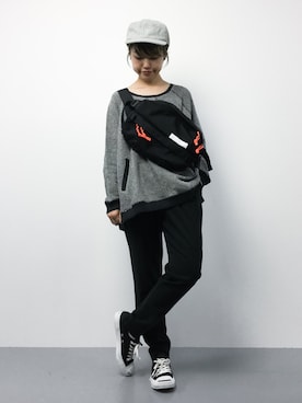 「wdl.（ワームデザインラボ）のアイテム」を使った、konabeさん（レディース・153cm）の秋コーディネート