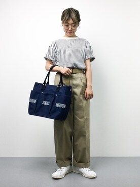 「LB/S （エルビーエス）のアイテム」を使った、konabeさん（レディース・153cm）の秋コーディネート