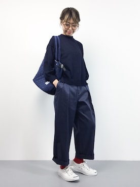 konabeさん（レディース・153cm）の秋コーディネート