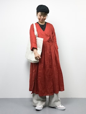 konabeさん（レディース・153cm）の秋コーディネート
