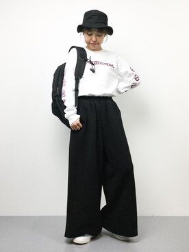 「SEVENDAYS=SUNDAY（セブンデイズサンデイ）のアイテム（ハンドバッグ）」を使った、konabeさん（レディース・153cm）の秋コーディネート