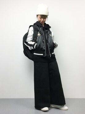 「SEVENDAYS=SUNDAY（セブンデイズサンデイ）のアイテム（ハンドバッグ）」を使った、konabeさん（レディース・153cm）の秋コーディネート