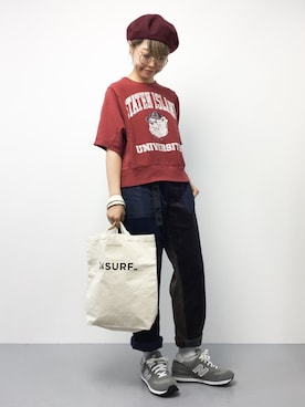 konabeさん（レディース・153cm）の秋コーディネート