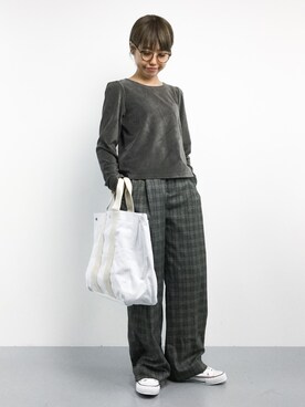 konabeさん（レディース・153cm）の秋コーディネート