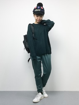 konabeさん（レディース・153cm）の秋コーディネート