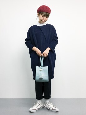 「AMBIENT（アンビエント）のアイテム（ワンピース/ドレス）」を使った、konabeさん（レディース・153cm）の秋コーディネート