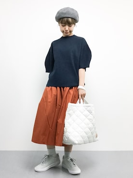 konabeさん（レディース・153cm）の秋コーディネート