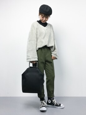 konabeさん（レディース・153cm）の秋コーディネート