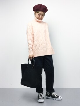 konabeさん（レディース・153cm）の秋コーディネート