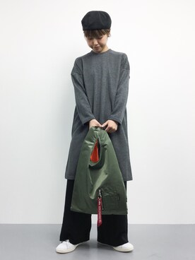 「STYLE DELI（スタイルデリ）のアイテム（ワンピース/ドレス）」を使った、konabeさん（レディース・153cm）の秋コーディネート