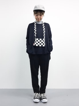 konabeさん（レディース・153cm）の秋コーディネート