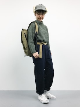 konabeさん（レディース・153cm）の秋コーディネート