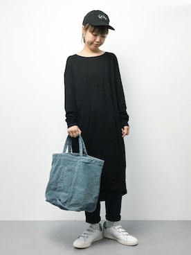 「Loiter（ロイター）のアイテム」を使った、konabeさん（レディース・153cm）の秋コーディネート