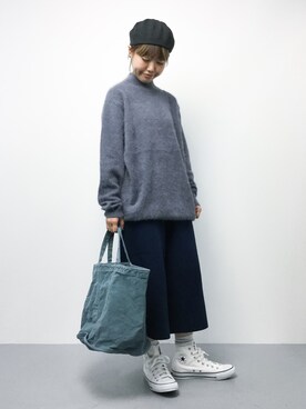 「Loiter（ロイター）のアイテム」を使った、konabeさん（レディース・153cm）の秋コーディネート